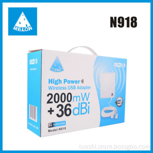 Outdoor 8188RU wireless usb adapter,waterproof panel antenna 36dBi,802.11n,150Mbps